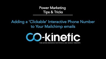Add a clickable phone number to a Mailchimp email