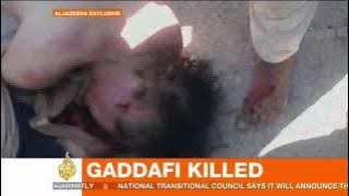 (18 ) Al Jazeera: Muammar Gaddafi dead - video