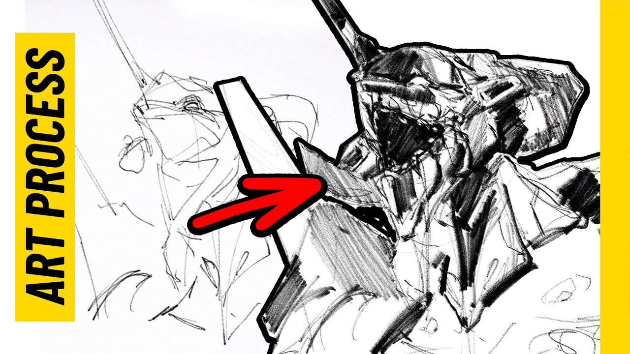 SKETCH a MECH | Head Study | FULL PROCESS (CLIP STUDIO PAINT) - YouTube