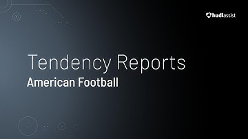 Tendency Reports • American Football