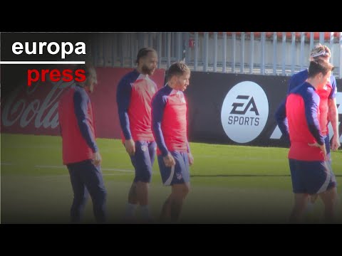 El Atlético de Madrid se prepara para el derbi contra el Real Madrid