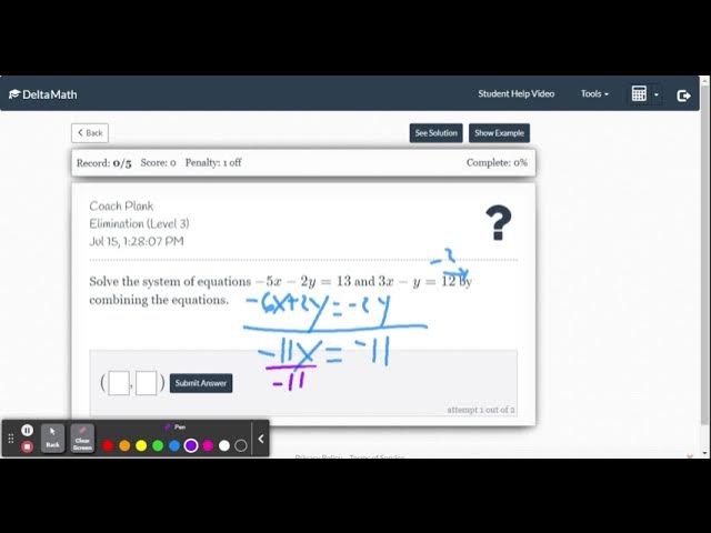 DeltaMath: Finding Angles in Transversal Problems (Level 2 ...