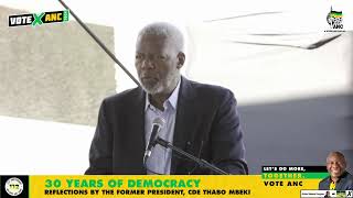 [WATCH ]  ANC President Thabo Mbeki giving an address on the reflections of 30 Years of Democracy…
