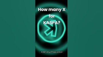 How many X? - A brief rating of Kaspa #shorts
