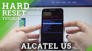 How to Hard Reset ALCATEL U5 - Bypass Screen Lock |HardReset.info