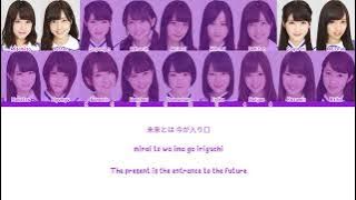 NOGIZAKA46 乃木坂46  - Taiyou Knock太陽ノック  COLOR CODED LYRICS