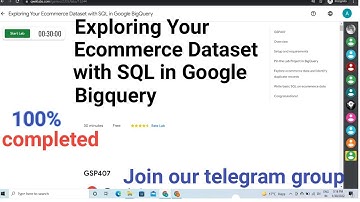 Exploring Your Ecommerce Dataset with SQL in Google BigQuery || GSP407 ,#learntoearn #cloud ,#google