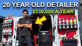 20 Year Old Detailer Making $130,000 A YEAR