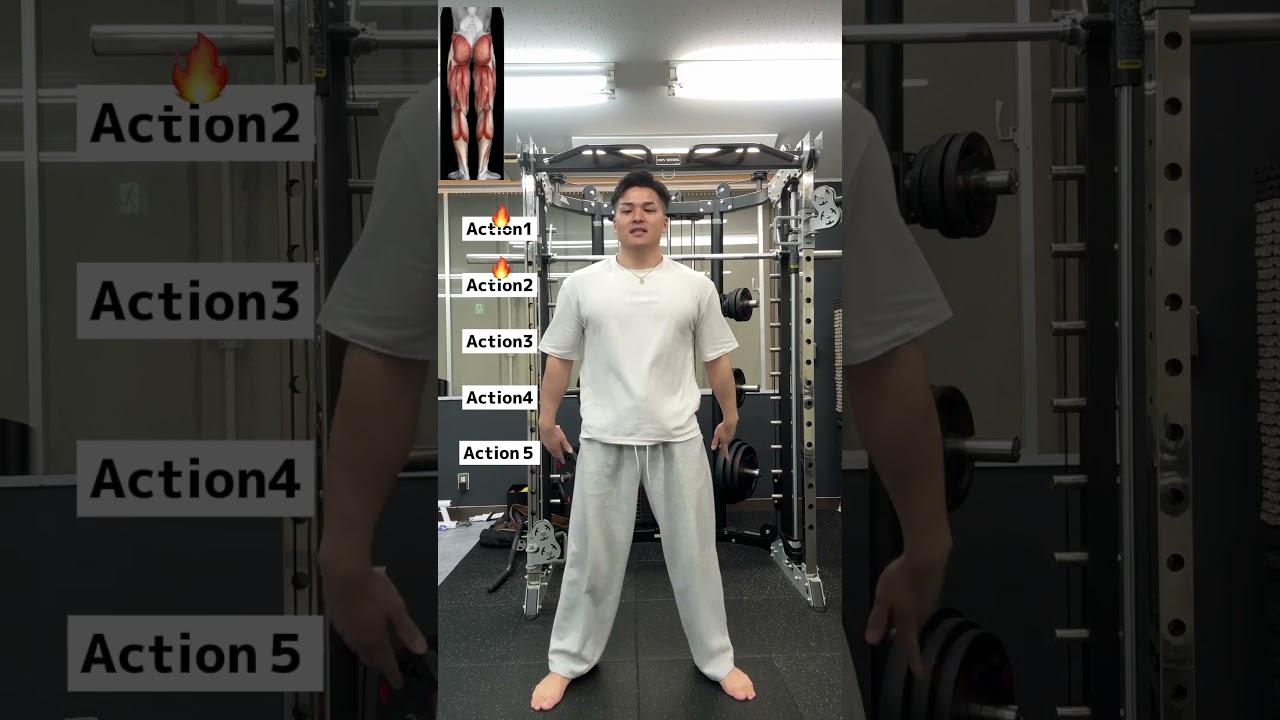 簡単な動きで脚を引き締めるトレーニングTraining to tighten your legs with simple movements #training #exercise