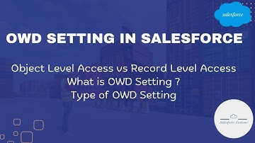 What is OWD Setting in Salesforce | Private, Public Read Only, Public Read Write