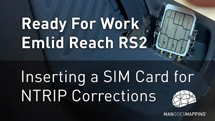 Getting Started with the Emlid Reach RS2 | Step 2 : Insert a SIM card