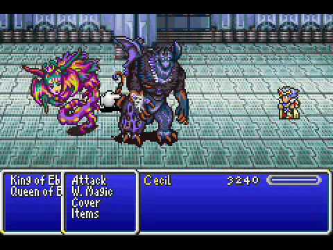 Final Fantasy IV Advance Cecil Solo King and Queen...