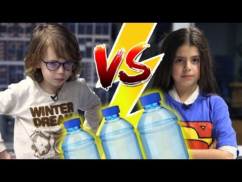 Krem Şanti Cezalı Water Bottle Flip Challenge - Sessiz Olmak Zorundayız!