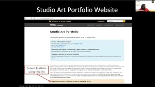 Fall 2022: Studio Art Portfolio Info Session