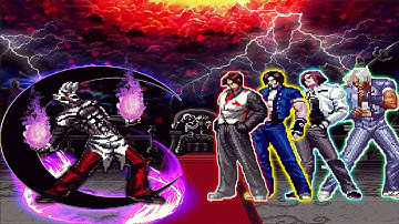 [KOF Mugen] AD Orochi Iori Vs Kyo Kusanagi Team