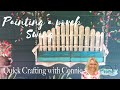 Painting a swing on a mural wall - Quick Crafting with Connie - DIY Paint