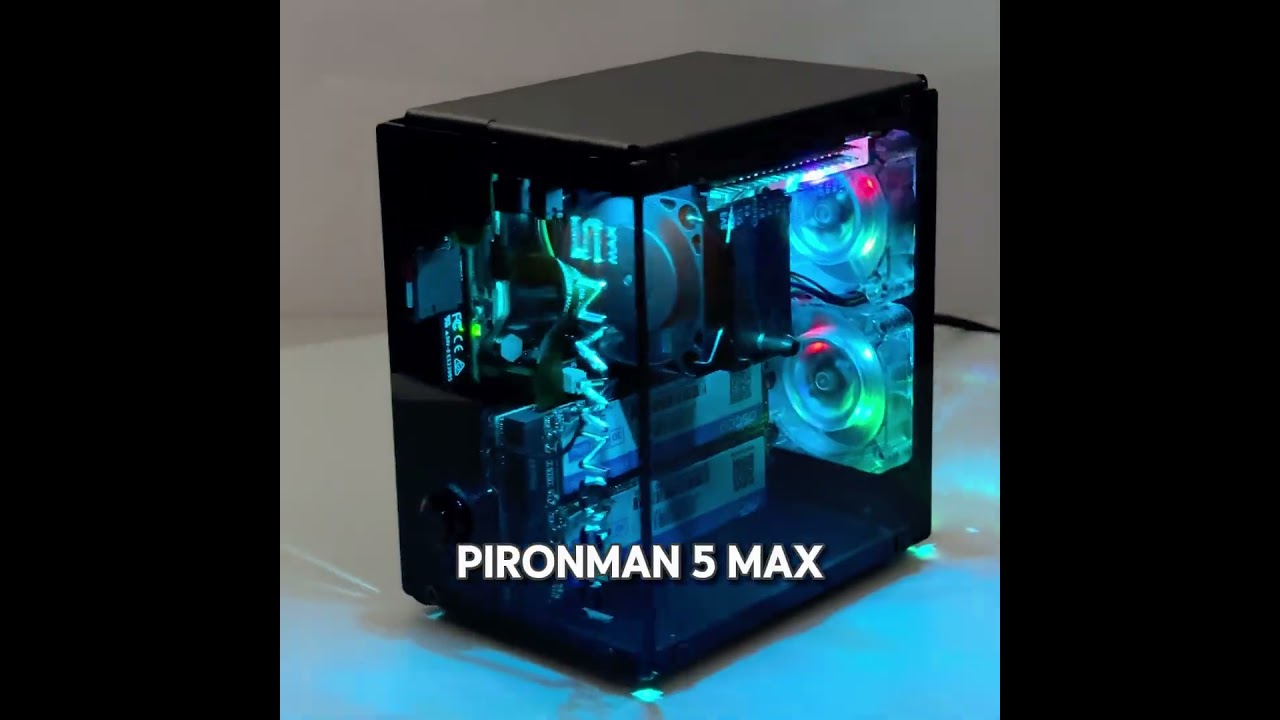 Pironman 5-Max converts Raspberry Pi 5 into tower PC with dual 