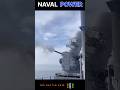When warship speaks ocean listens ⚓ Naval gunfire like never before 😱 #gk #shorts