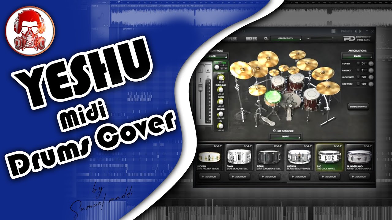 Glory To God - Yeshu Drum Cover || Backing Drum Track || - YouTube