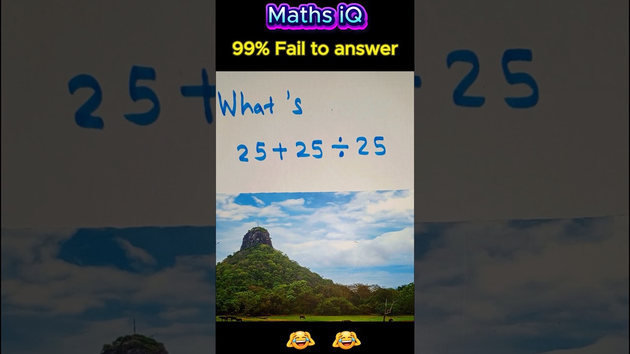 Can You Solve This Maths IQ Problem?  Brain Teaser Challenge 🧠➗