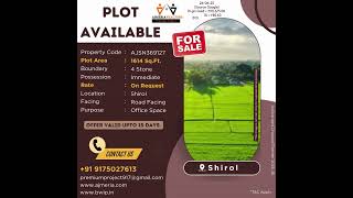 Shirols Premium Office Plot 1614 Sq.ft Land For Sale - Great For Professional Services