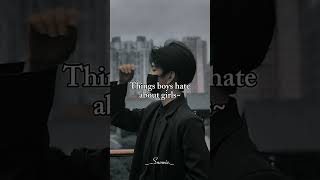 Things Boys hate about girls#iwonox#aesthetic#fypシ#viral#newaesthetic#trending#ytshorts#views#snowie screenshot 3
