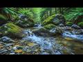 Fall Asleep Fast with Forest River &amp; Birds Sounds | Peaceful Creek Nature Ambience for Sleep