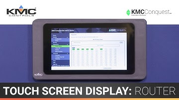 7" Touch Screen Display: Router