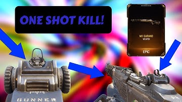 ONE SHOT KILL!  Best "MX Garand" (M1) Class Setup in Black Ops 3 (BO3 OP Classand Review)