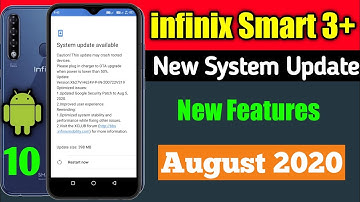 infinix Smart 3 Plus New Latest System Update | August 2020 | infinix Mobile | Latest Update