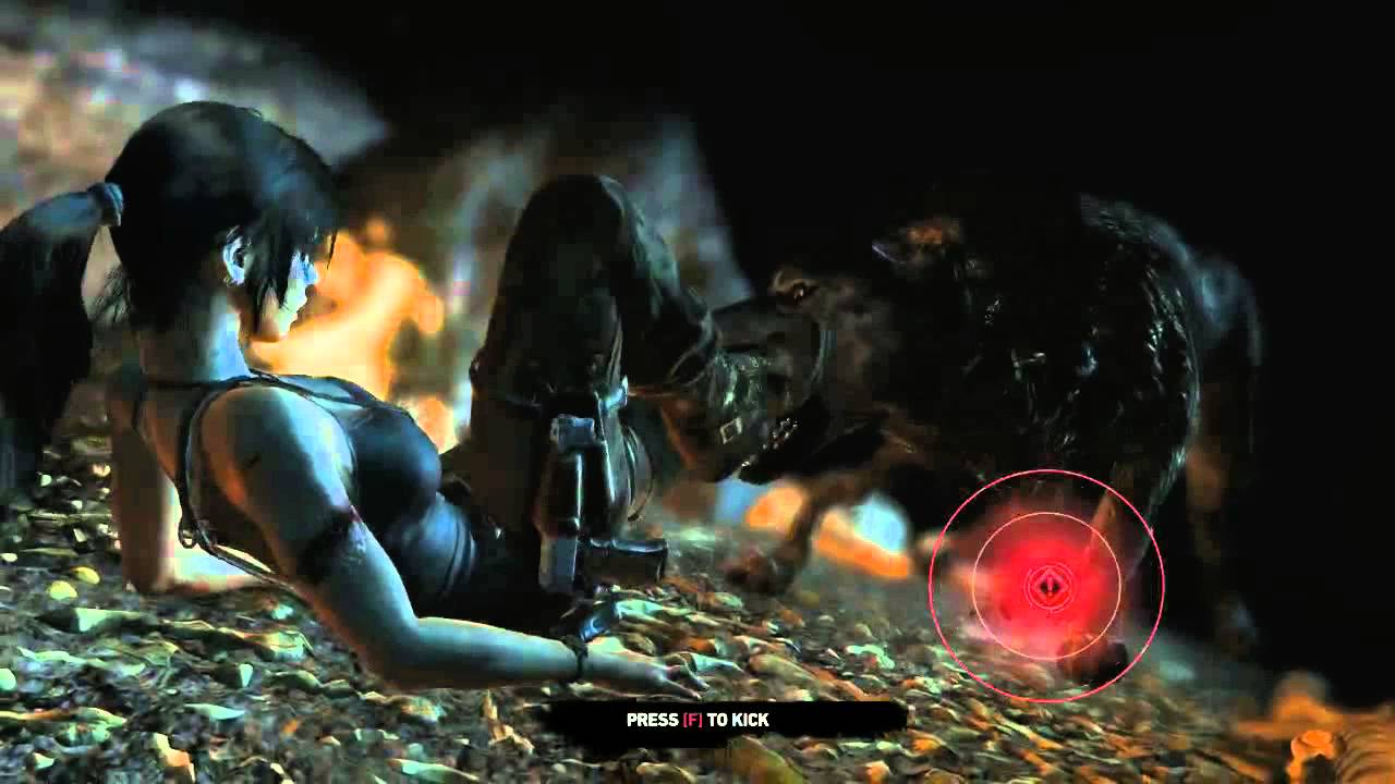 Yeah, I pre-ordered Xbox One, but this wolf just destroyed my neck - TOMB RAIDER