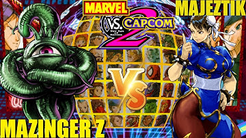 MvC2 Mvci Umvc3 MAZINGER Z vs MAJEZTIK (Fightcade) pt 2