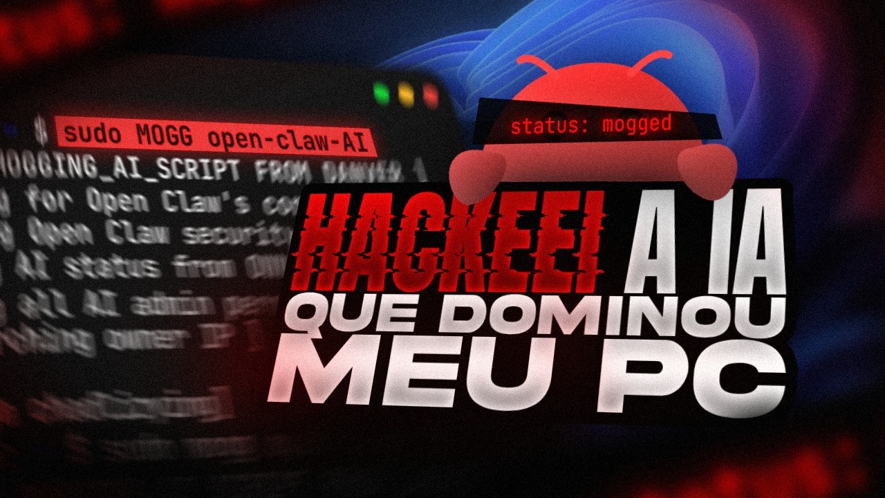 Deixei uma IA controlar meu PC e olha no que deu... (OpenClaw)