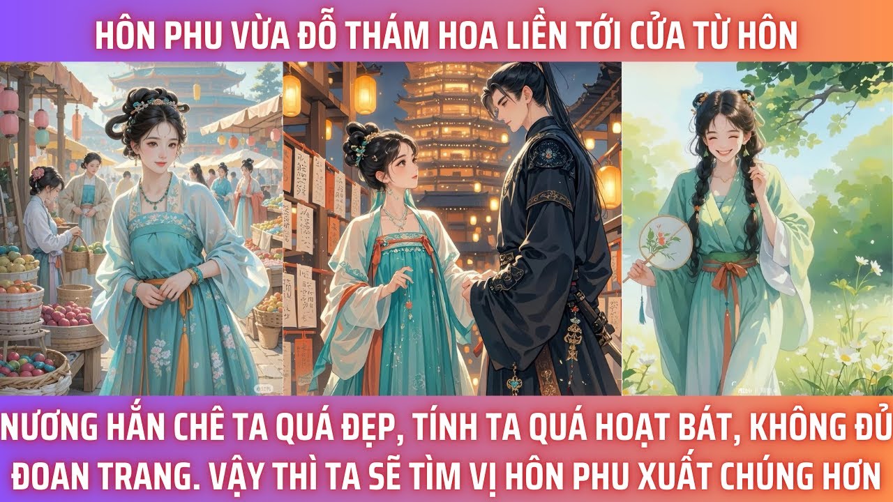 HÔN PHU VỪA ĐỖ THÁM HOA LIỀN TỚI CỬA TỪ HÔN. NƯƠNG HẮN CHÊ TA QUÁ ĐẸP, TÍNH TA QUÁ HOẠT BÁT, KHÔNG
