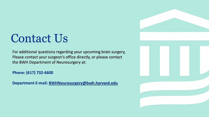 Brain Surgery Pre-Operative Education | Brigham and Women's Hospital