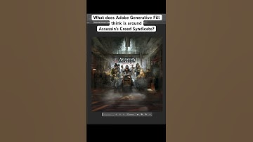 Photoshop Ai completes: Assassins Creed Syndicate Cover Art [Generative Fill]