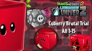 Cuberry's Brutal Trial  the AuZ's funtime featuring Portal 2 Companion Cube reward! | PvZ 2 AltverZ
