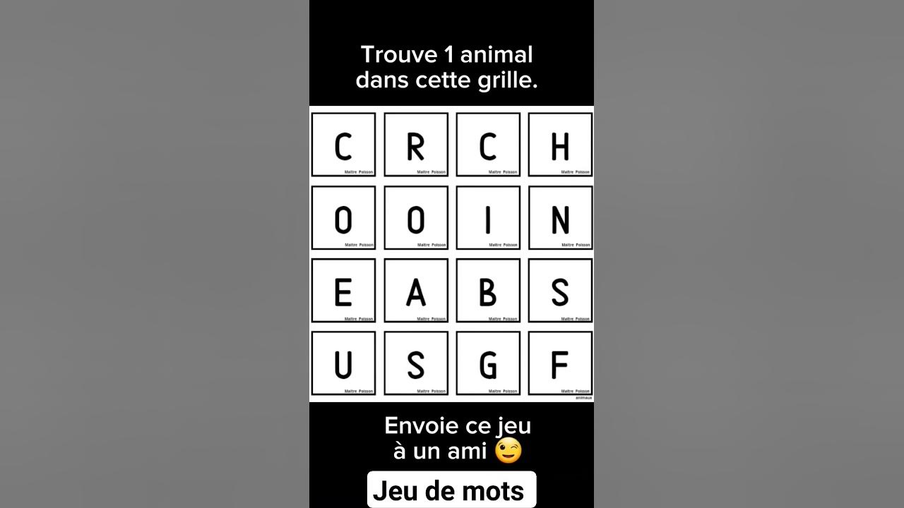 Jeu mots cachés 2 #jeux #mots #apprendreautrement 