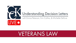 Understanding VA Decision Letters