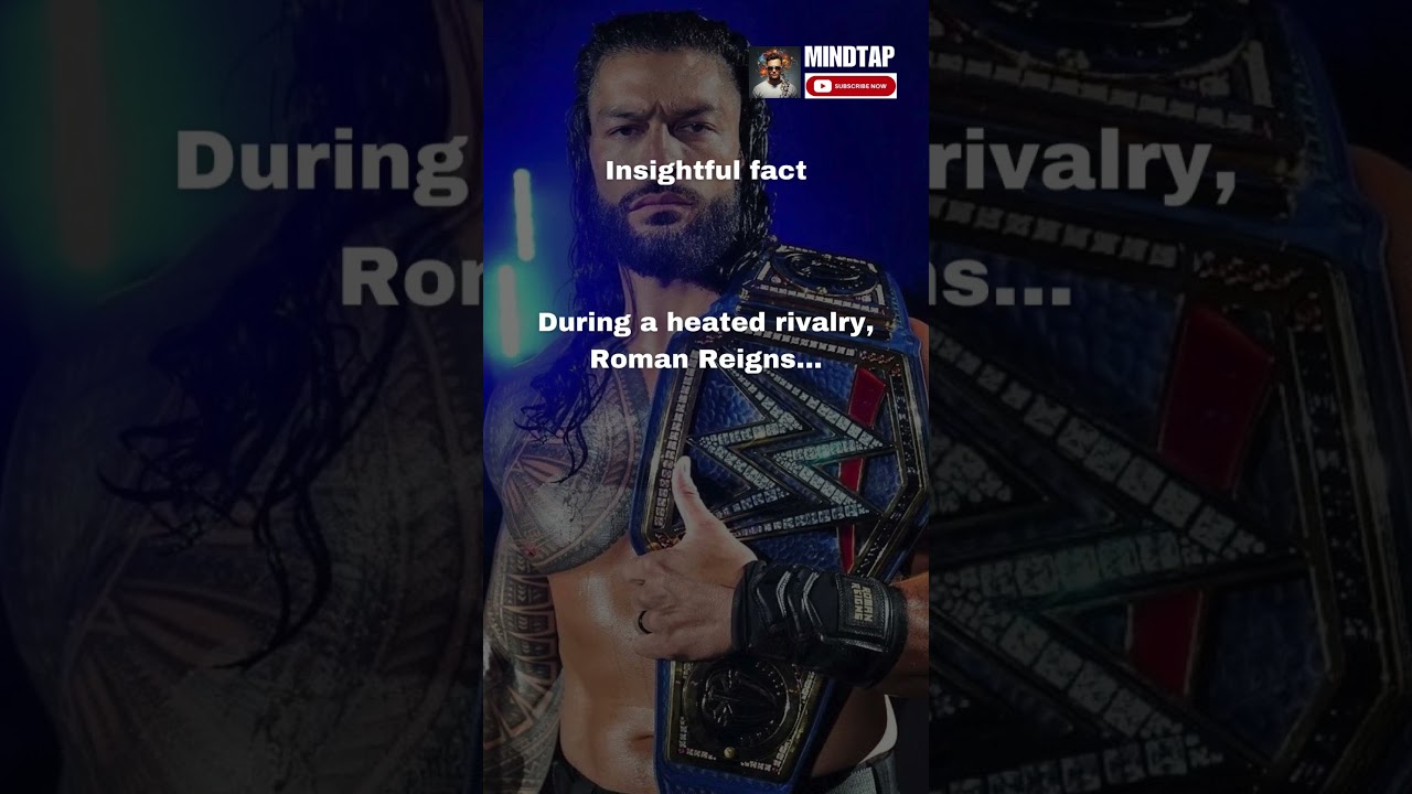 Psychological Mind Games Unveiled: Roman Reigns' Unexpected Tactics Revealed! 
