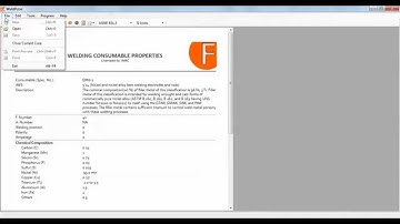 Welding Consumables Properties in WeldPulse