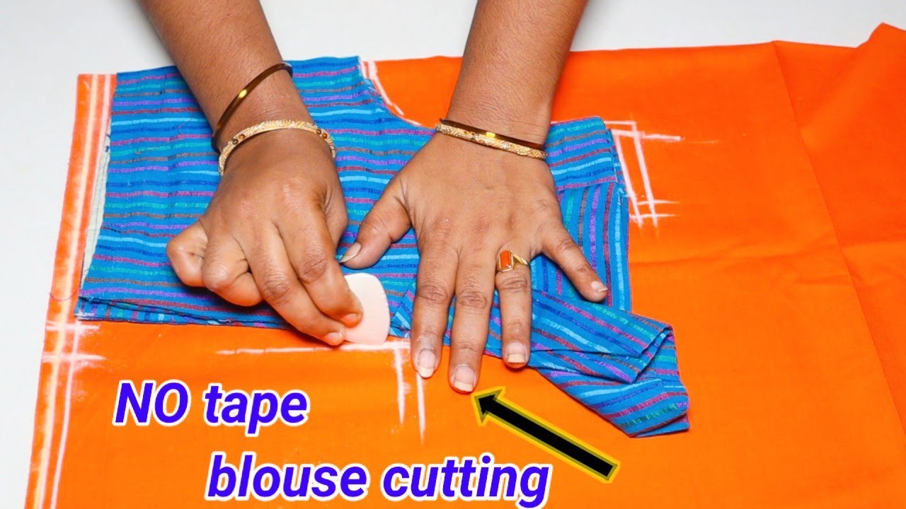 టేప్ తో పనిలేకుండా బ్లౌజ్ కటింగ్ 5 నిమిషాలలో నేర్చుకోండి// అసలు మిస్సవకండి