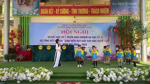 Hoạt cảnh hay về nghề Giáo viên mầm non