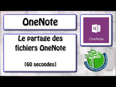 2016 OFFICE 365 ONENOTE PARTAGE