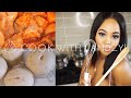 COOKING WITH LANDZY! | Beginner Friendly Chicken Curry & Steamed Bread | Landzy Gama