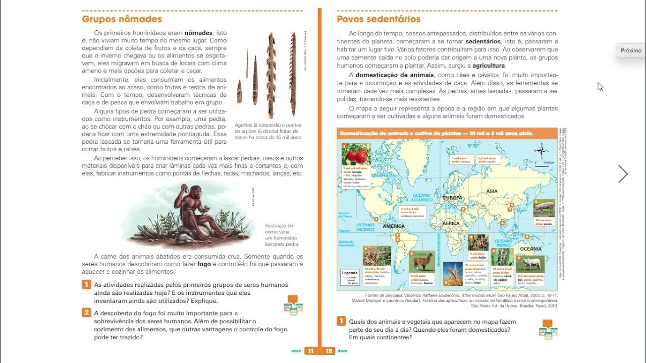 Nomades E Sedentários 5 Ano ENSINO