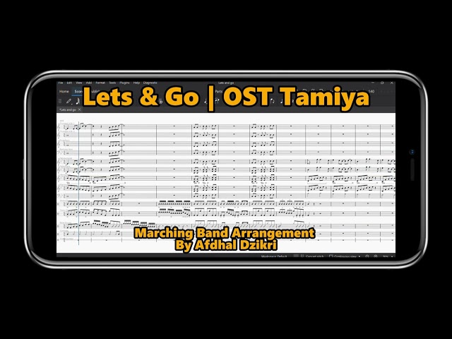 Lets And Go | OST Tamiya | Marching Band Arrangement class=