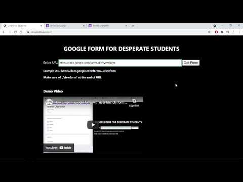 google forms spam bot