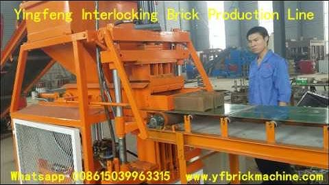 YF2-10 full auto interlocking brick making machine
