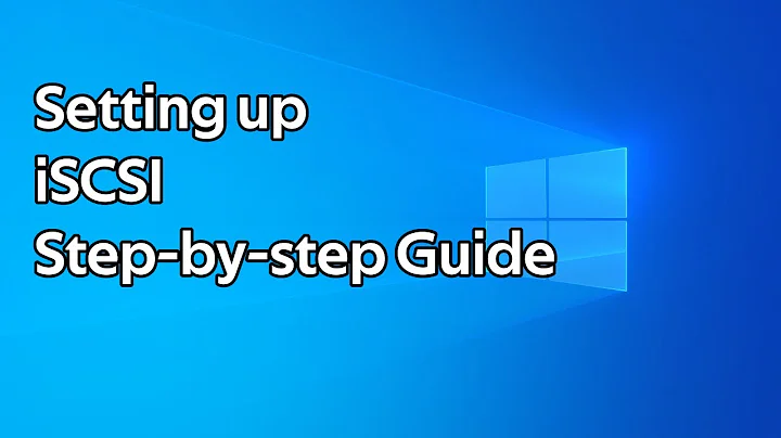 How to install and setup iSCSI step by step guide (Windows Server 2022)